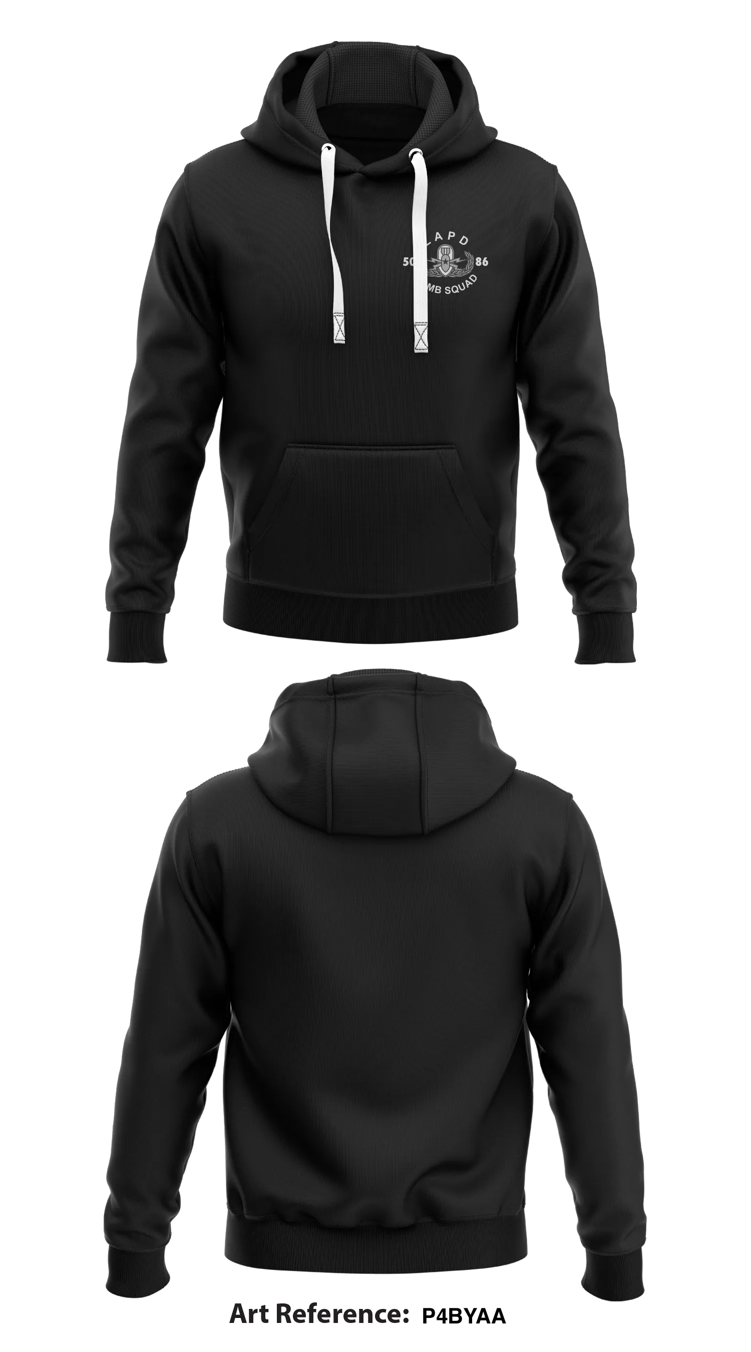 LAPD Bomb Squad Store 1  Core Men's Hooded Performance Sweatshirt - p4BYaA