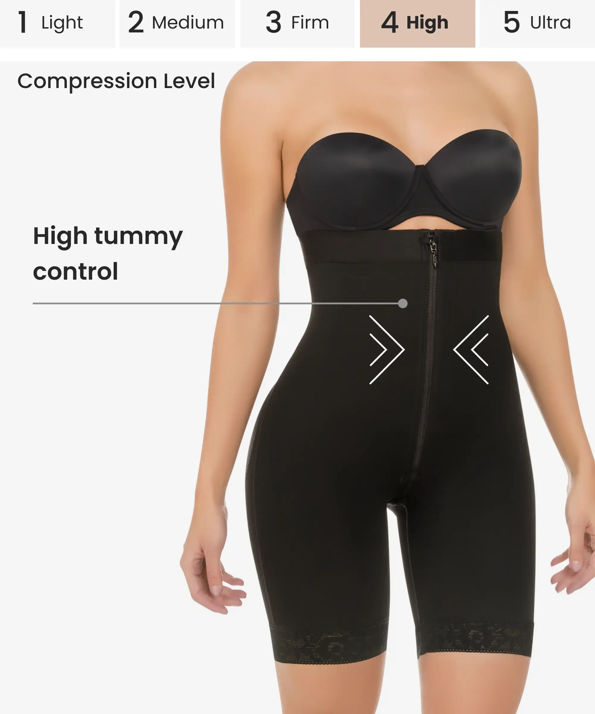 Legs and tummy control full body shaper - Style 259