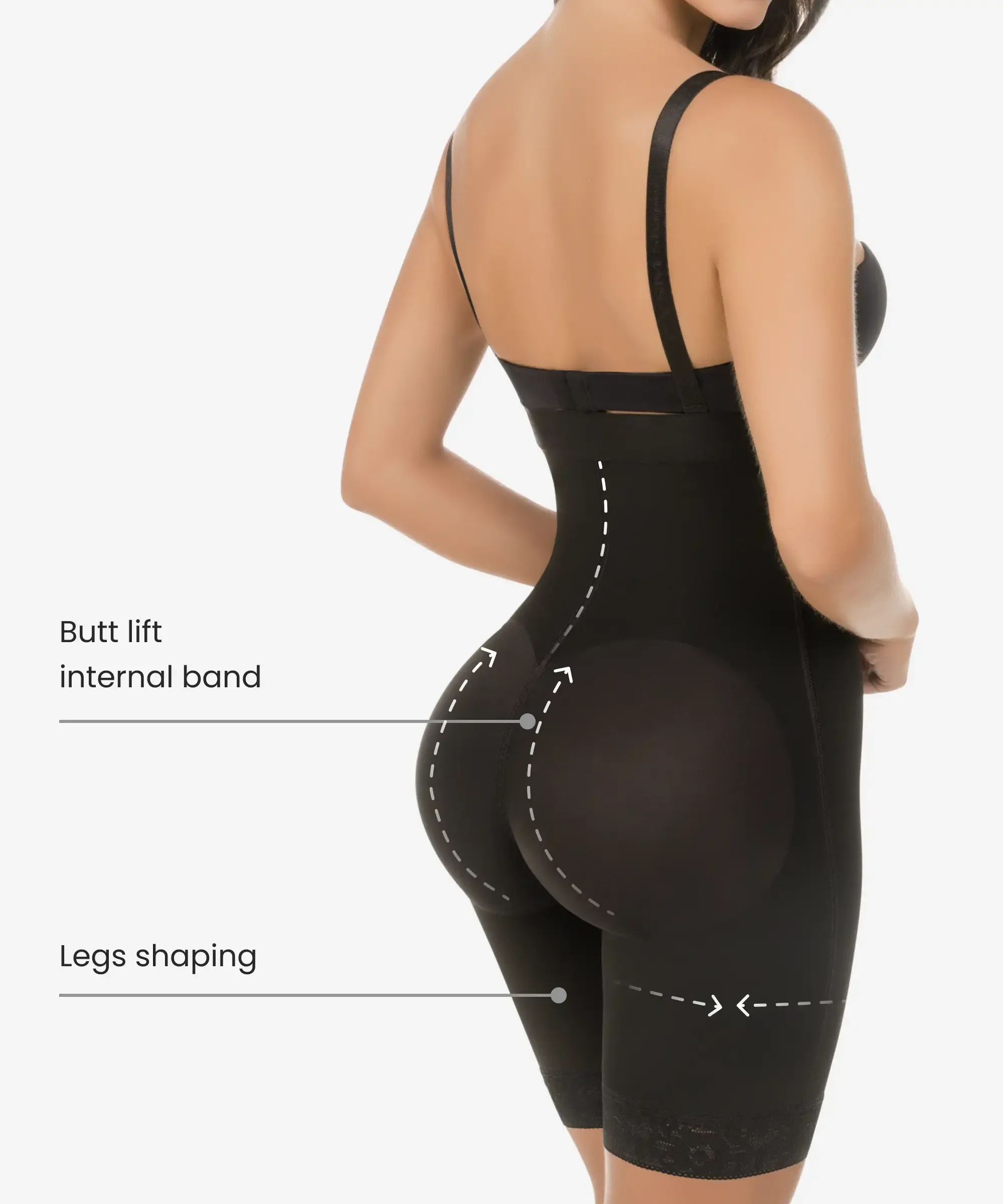 Legs and tummy control full body shaper - Style 259