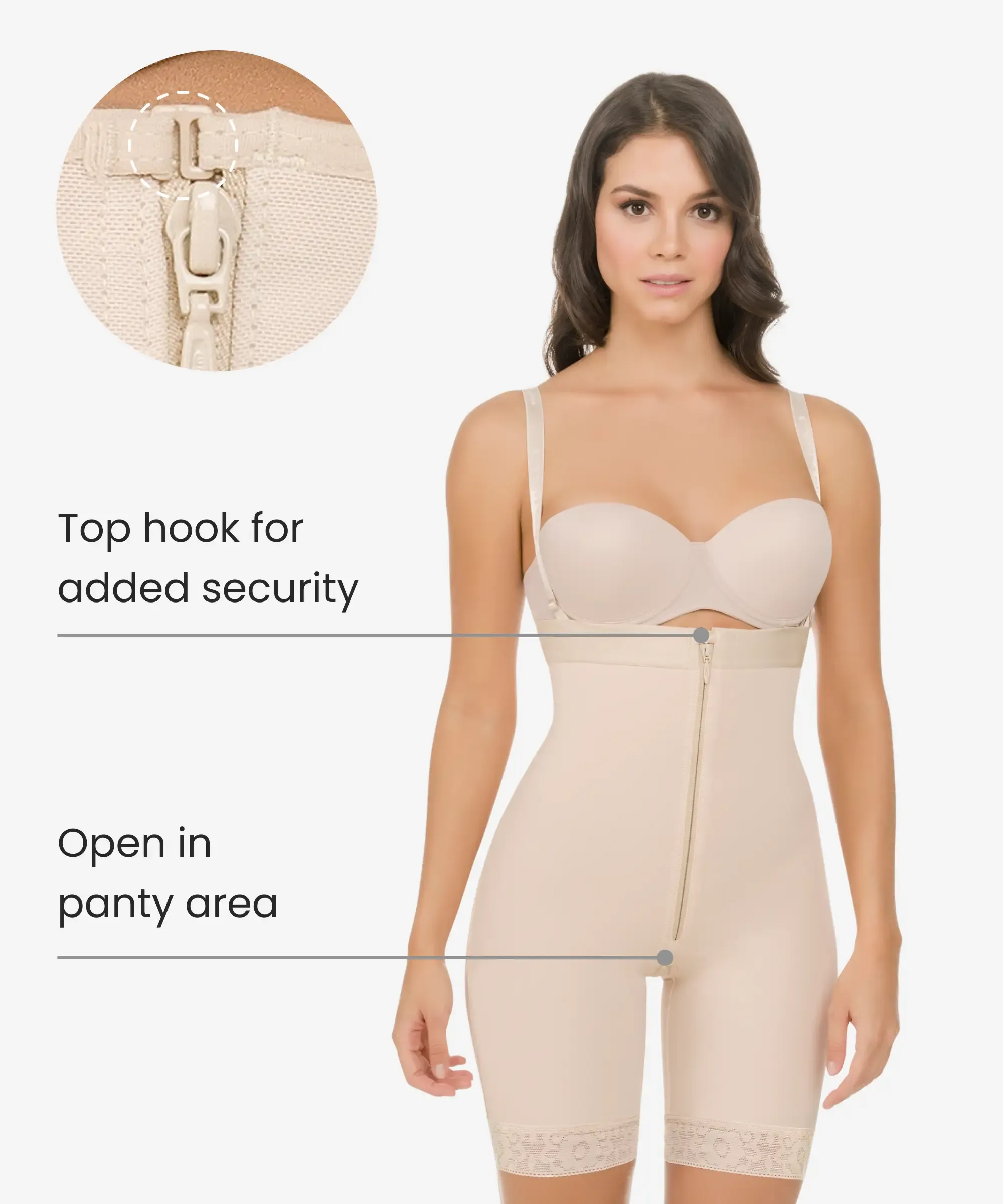 Legs and tummy control full body shaper - Style 259