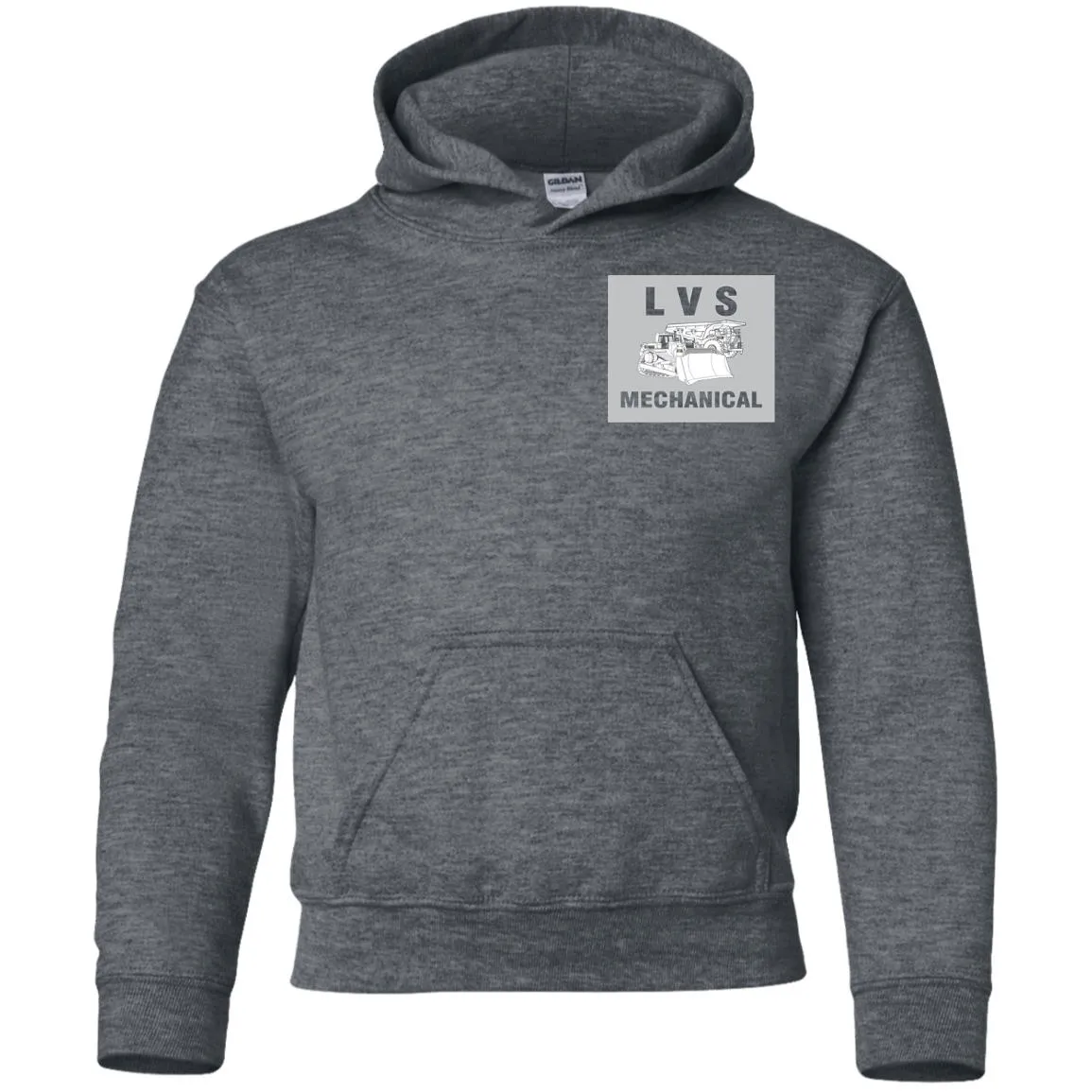 LVS Mechanical G185B Gildan Youth Pullover Hoodie