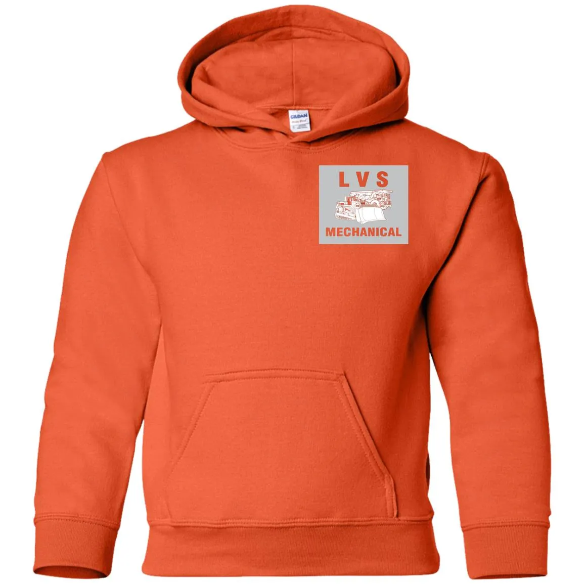 LVS Mechanical G185B Gildan Youth Pullover Hoodie