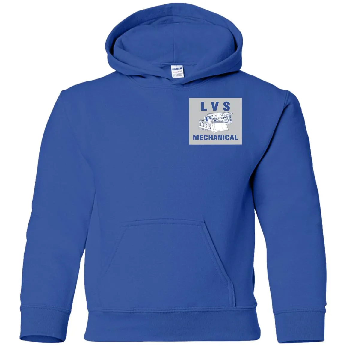 LVS Mechanical G185B Gildan Youth Pullover Hoodie