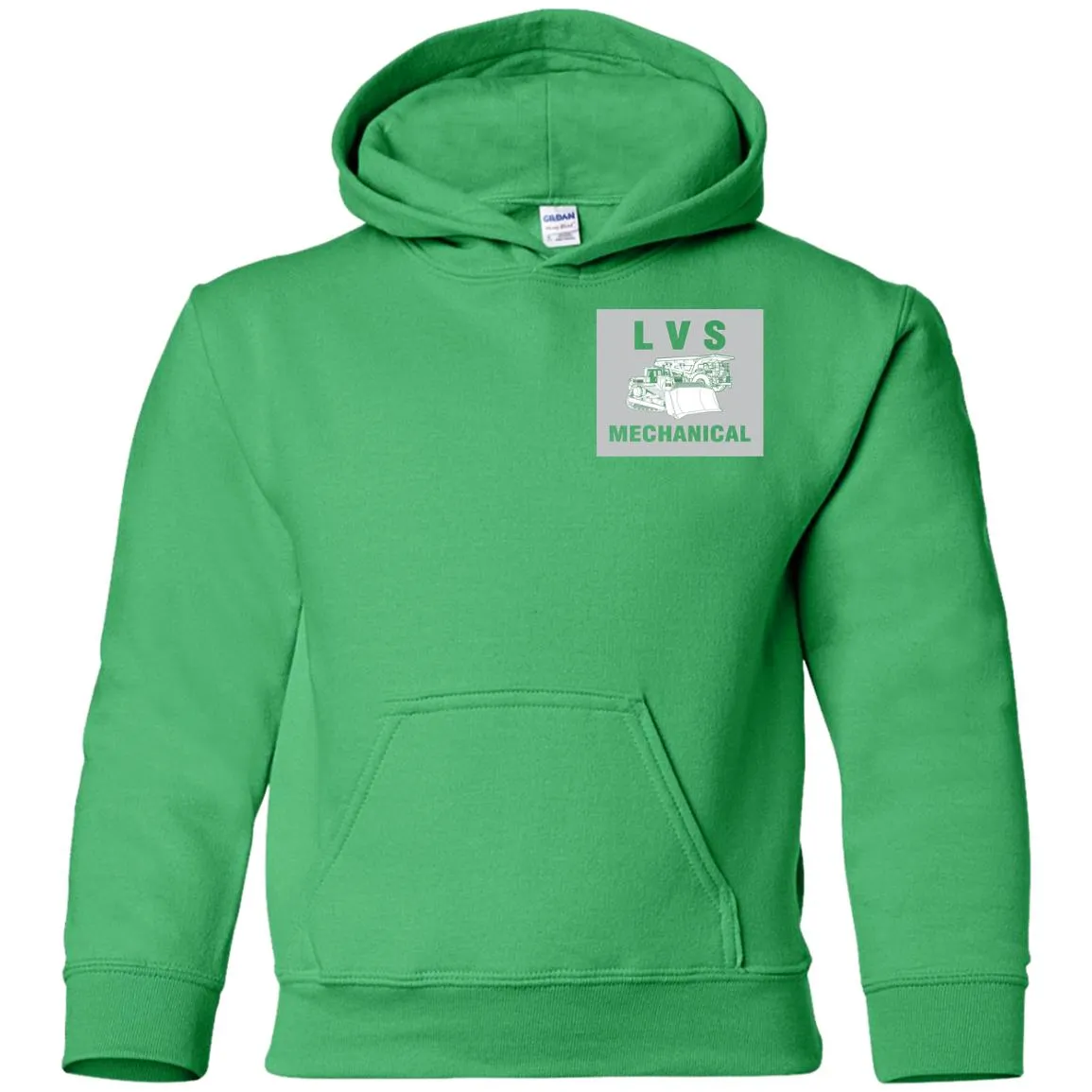 LVS Mechanical G185B Gildan Youth Pullover Hoodie