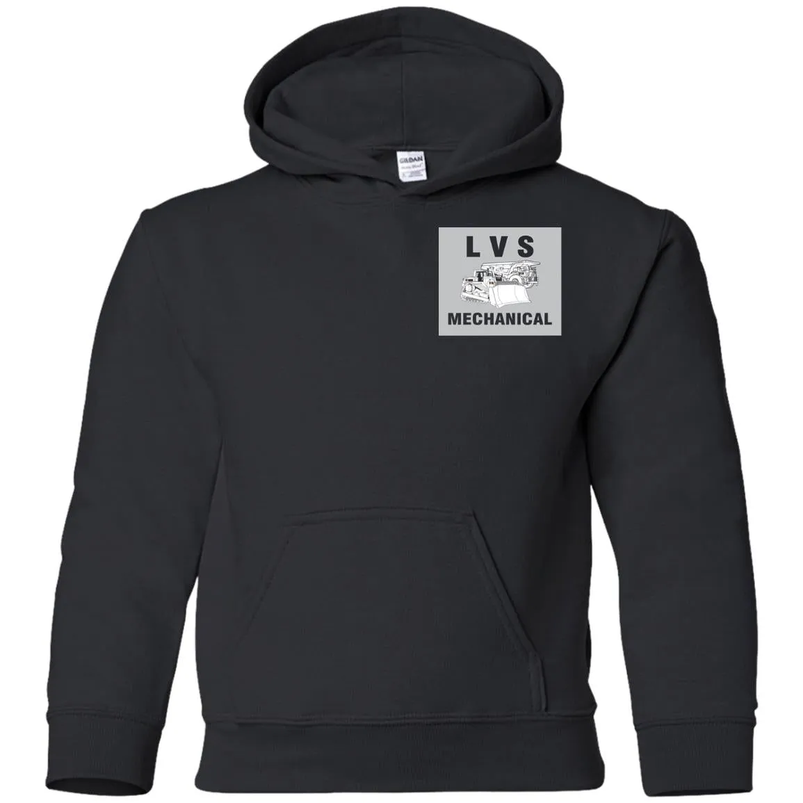 LVS Mechanical G185B Gildan Youth Pullover Hoodie