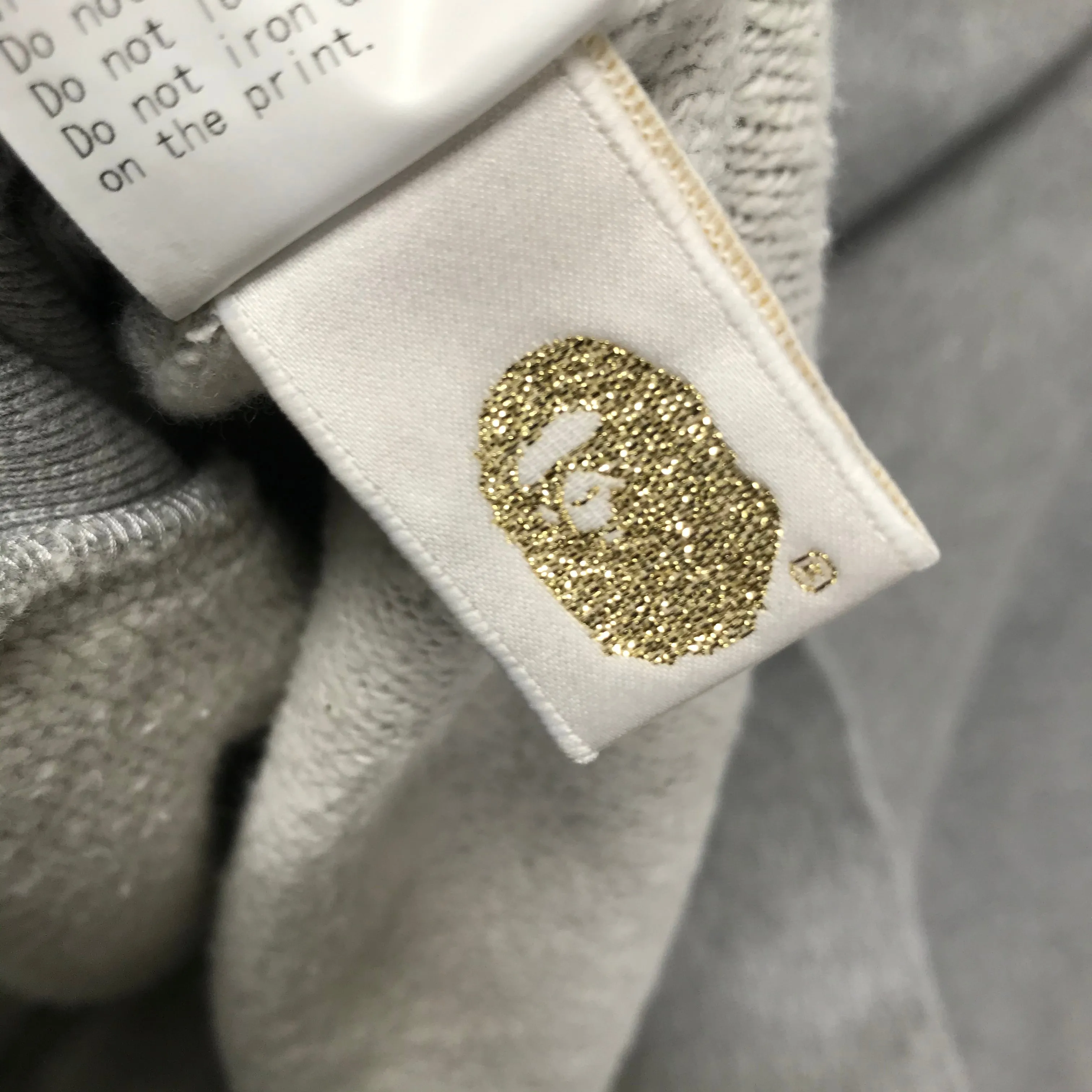 [M] A Bathing Ape Bape Baby Milo Mario Monogram Full Zip Hoodie