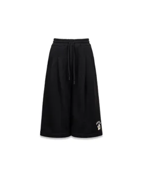 MACKY Golf: Daisy Bermuda Sweat  Pants - Black