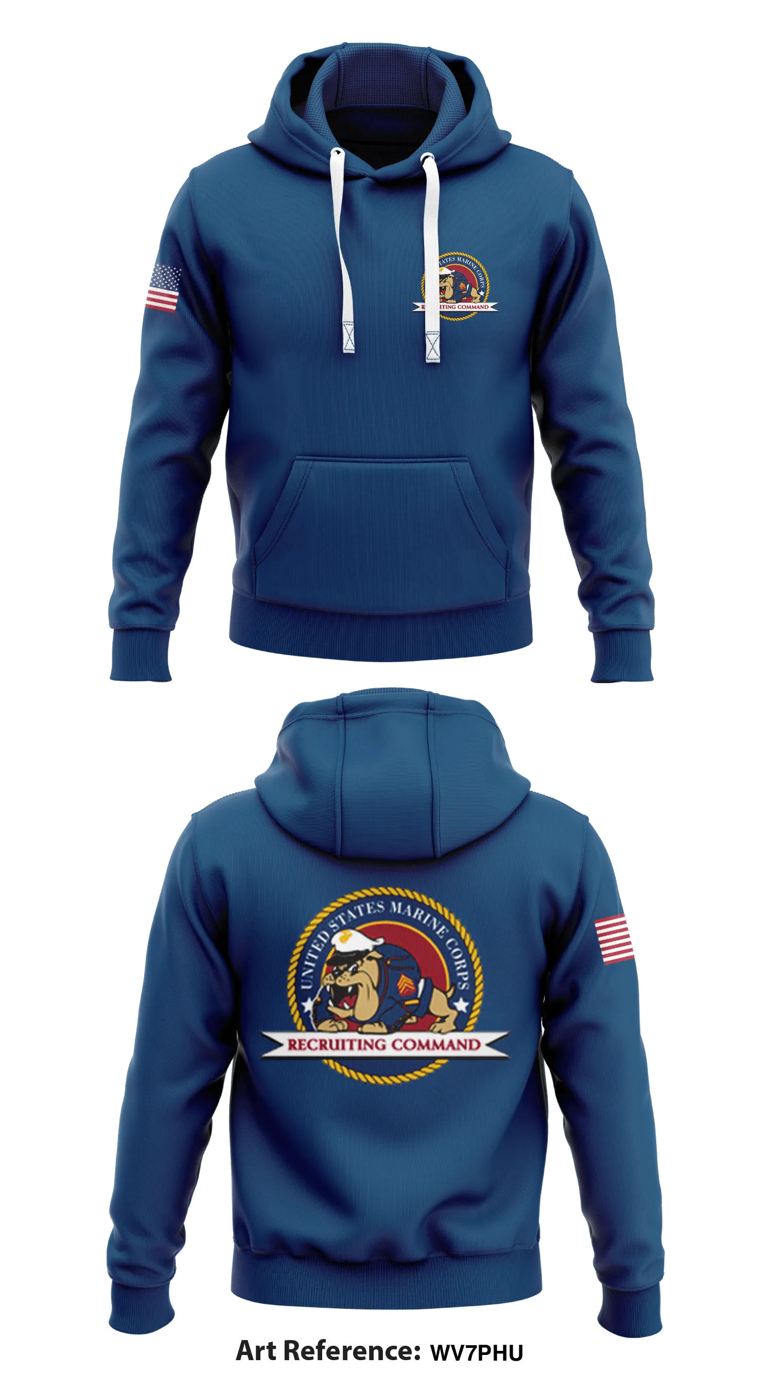 Marine corps Store 1  Core Men's Hooded Performance Sweatshirt - wV7Phu