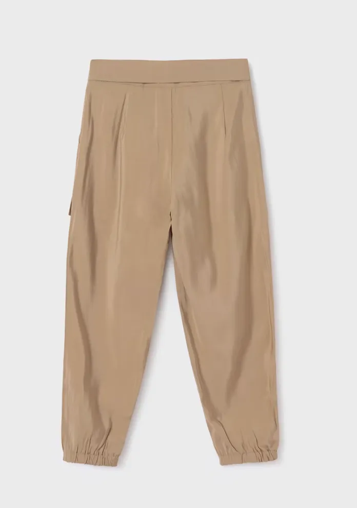 Mayoral Tween Brown Tie Pants