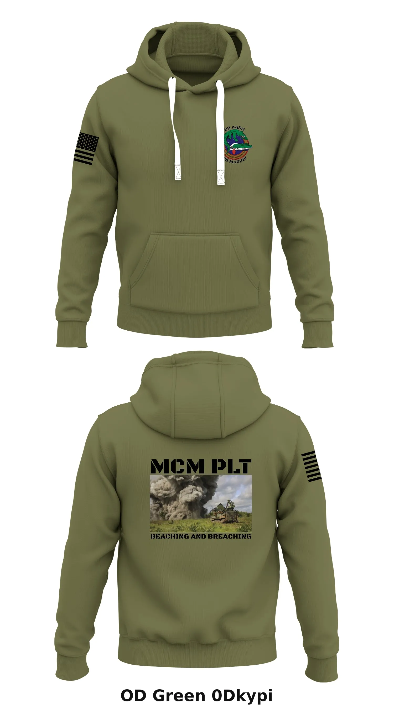 MCM PLT, 2D AABN, 2D MARDIV Store 1  Core Men's Hooded Performance Sweatshirt - 0Dkypi
