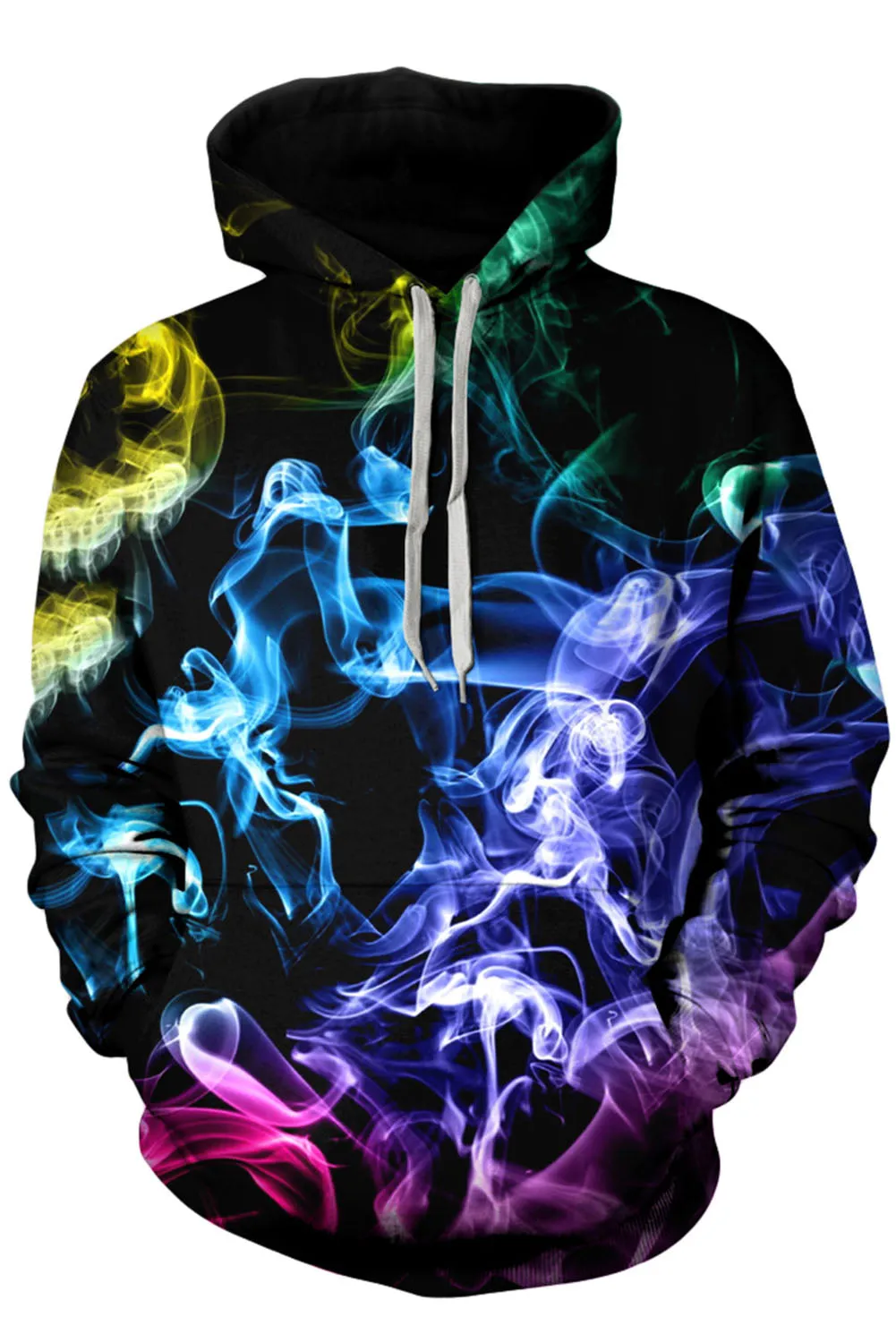 Men 3D Print Pullover Hoodie