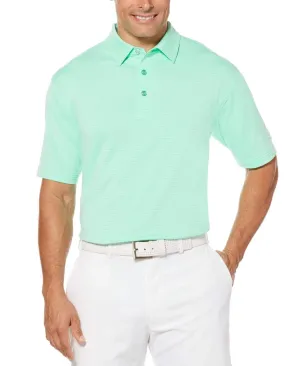 Mens Core Soft Micro-Striped Polo