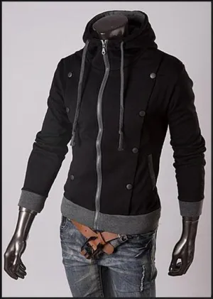 Men's Full Zip Jacket with Buttons