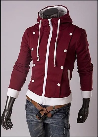 Men's Full Zip Jacket with Buttons