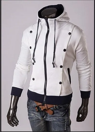Men's Full Zip Jacket with Buttons