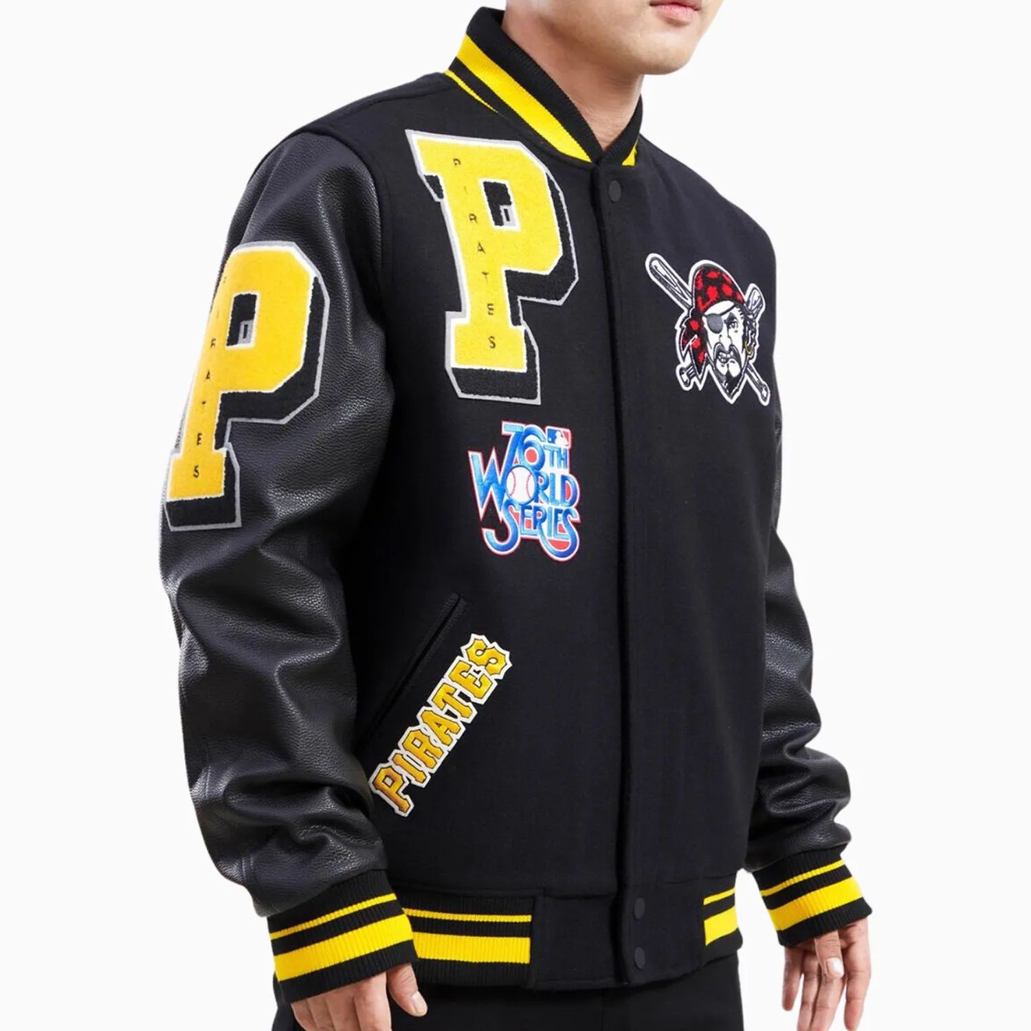 Men's Pittsburgh Pirates Logo Varsity Jacket