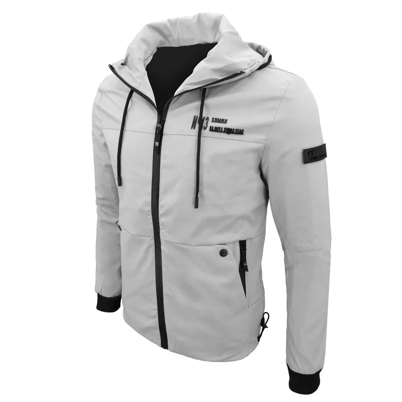 Men's Spring and Autumn Casual Printing Personalized Street Windbreaker Jacket