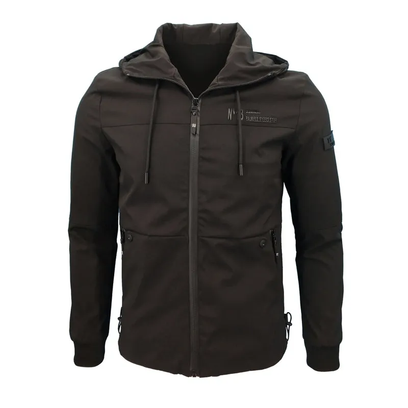 Men's Spring and Autumn Casual Printing Personalized Street Windbreaker Jacket
