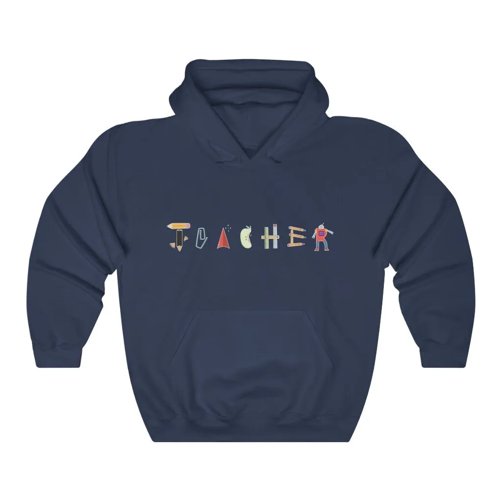 Men's Teacher Objects Pullover Hoodie