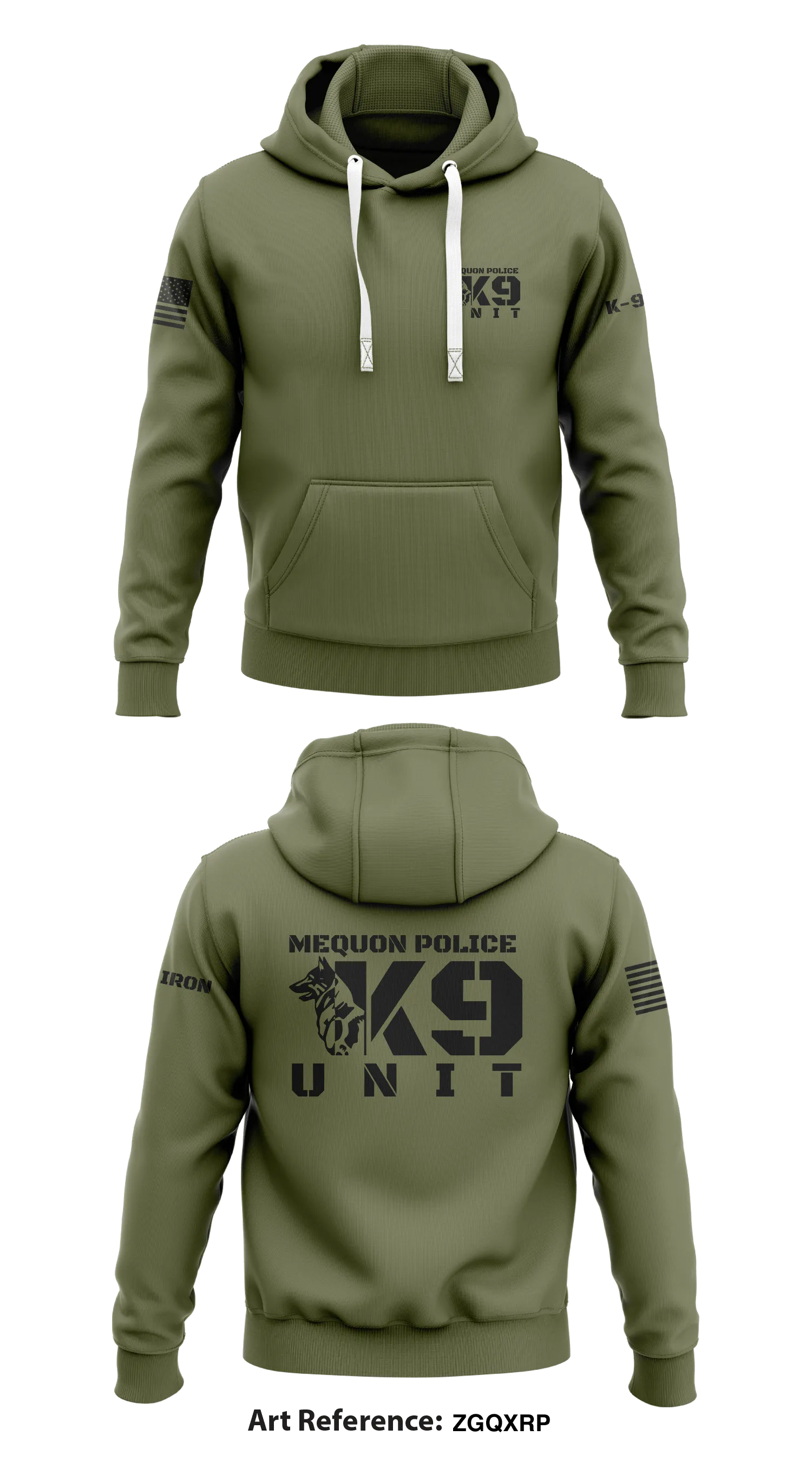Mequon PD K-9 Store 1  Core Men's Hooded Performance Sweatshirt - ZgqXRP