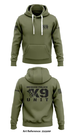 Mequon PD K-9 Store 1  Core Men's Hooded Performance Sweatshirt - ZgqXRP