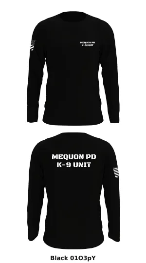 Mequon PD K-9 Store 1 Core Men's LS Performance Tee - 01O3pY