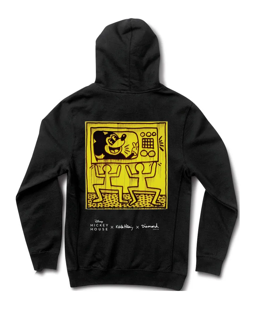 Mickey Mouse Tv Hoodies Black