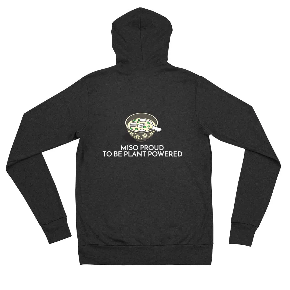 Miso Proud unisex zip hoodie