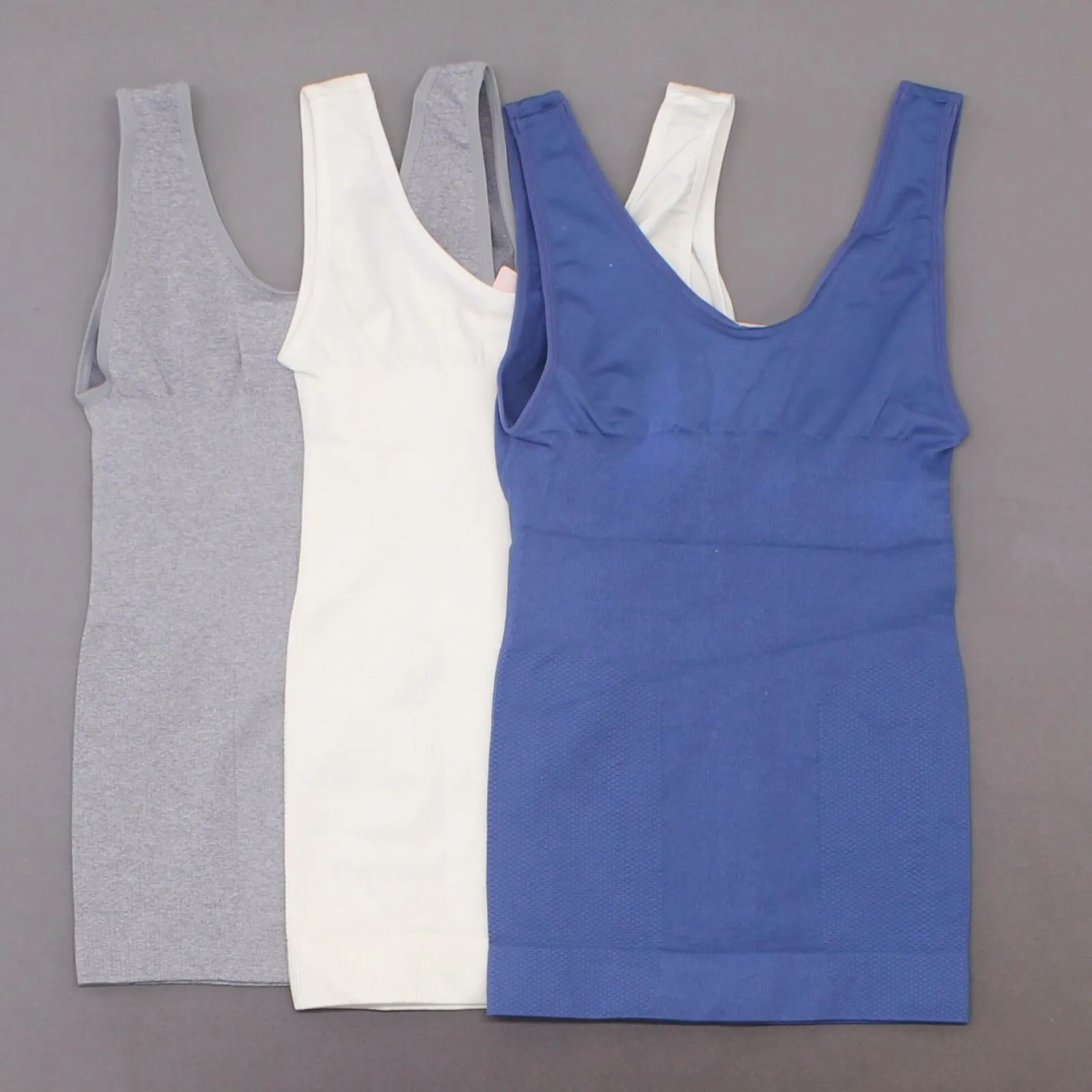 Nearly Nude Women's 3 Pack Seamless Shaping Tank Tops