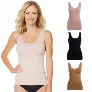 Nearly Nude Women's Plus Size 3 Pack Seamless Shaping Tank Tops