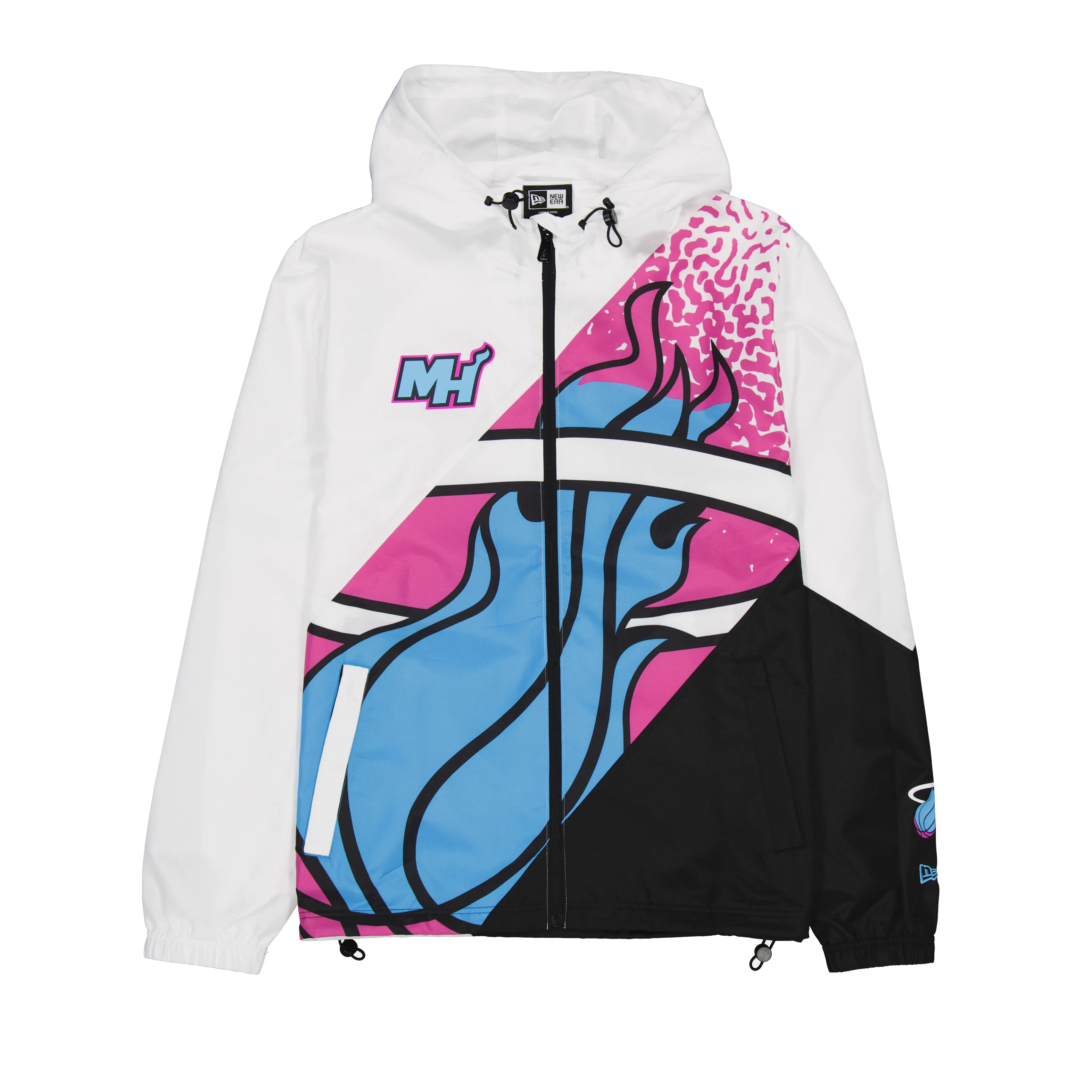 New Era Miami HEAT Original Vice Windbreaker Jacket