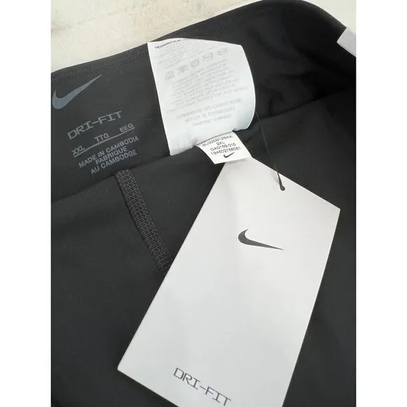 New Nike Size XXL Dri-FIT Bliss Women's Mid-Rise Training Skort Sporty Black
