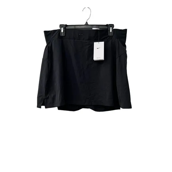 New Nike Size XXL Dri-FIT Bliss Women's Mid-Rise Training Skort Sporty Black