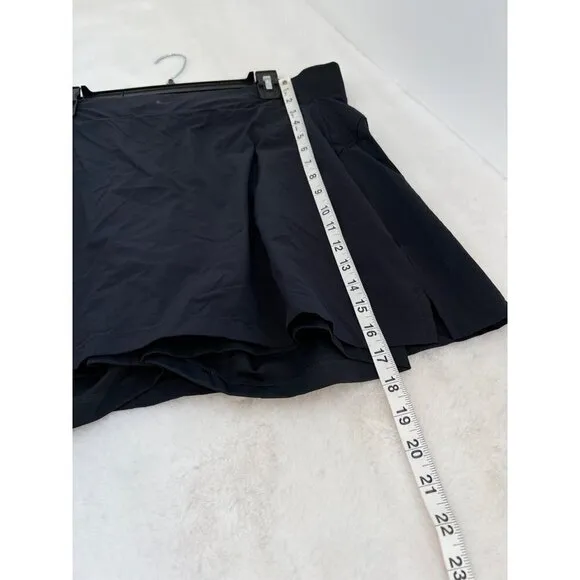New Nike Size XXL Dri-FIT Bliss Women's Mid-Rise Training Skort Sporty Black