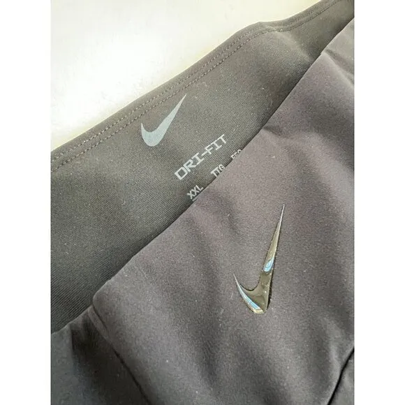 New Nike Size XXL Dri-FIT Bliss Women's Mid-Rise Training Skort Sporty Black