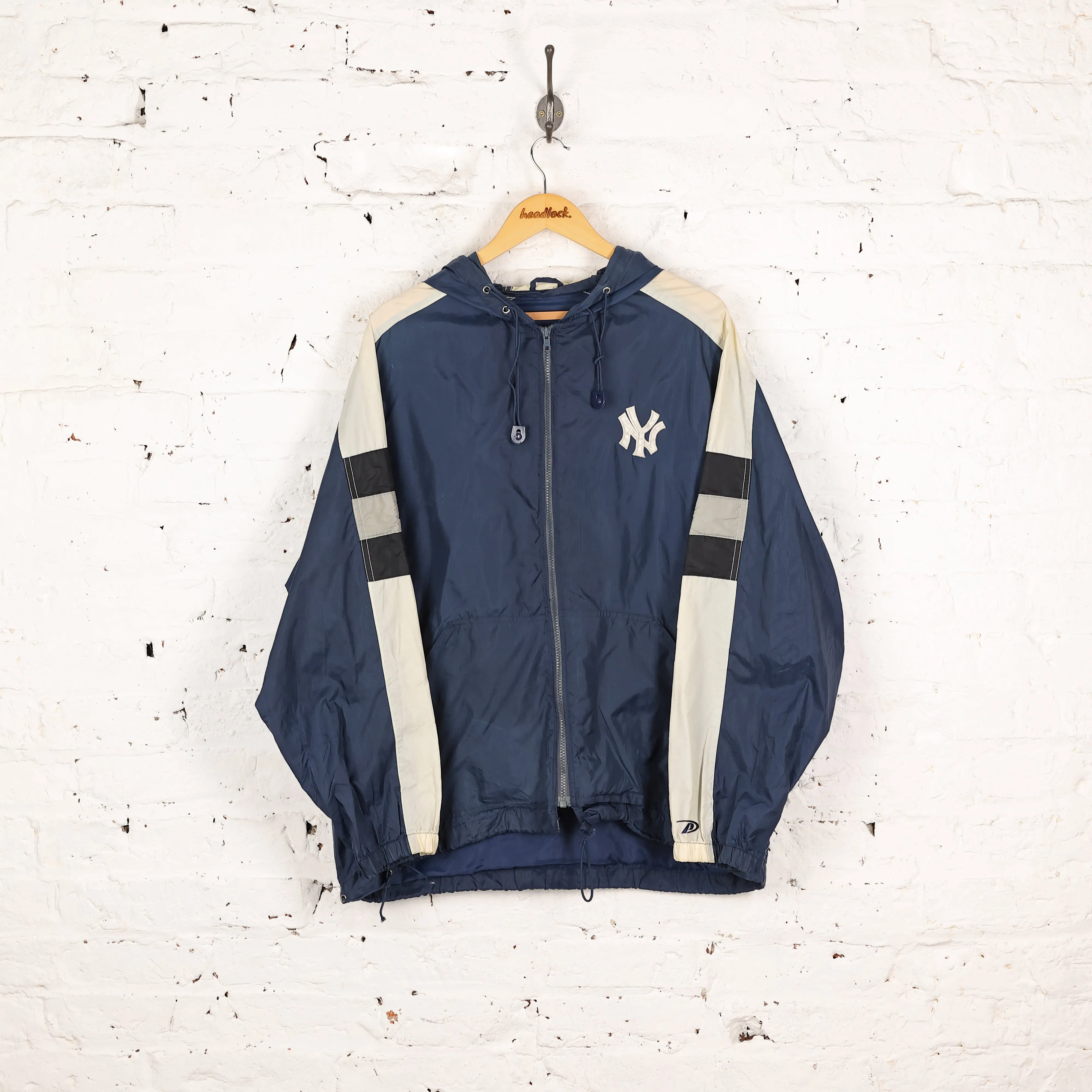 New York Yankees Windbreaker Shell Jacket - Blue - M
