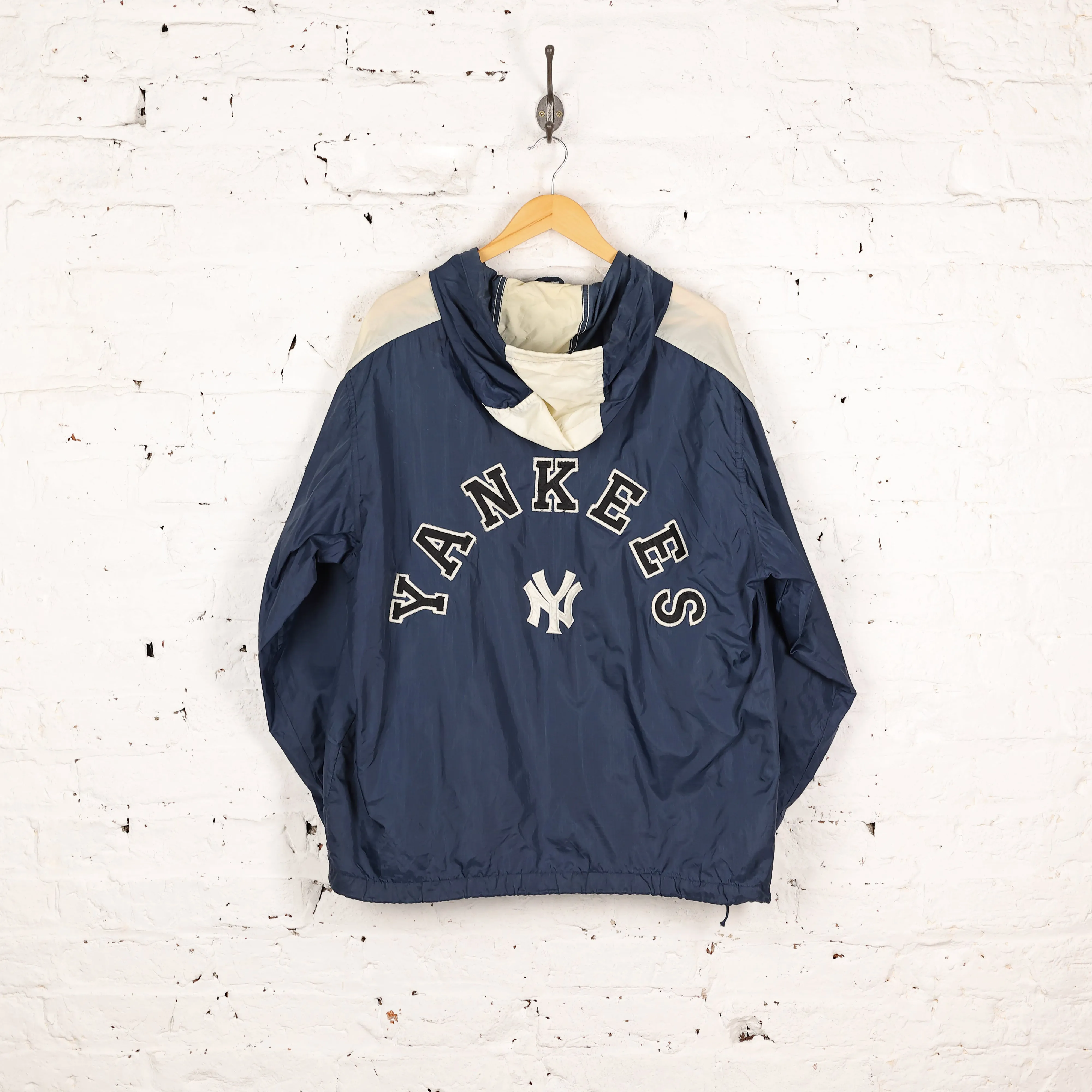 New York Yankees Windbreaker Shell Jacket - Blue - M