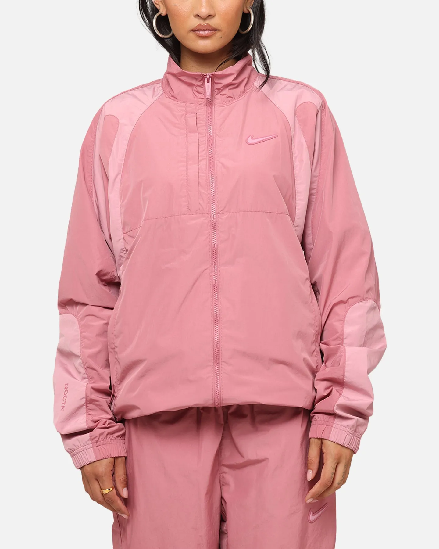 Nike Nocta Northstar Nylon Track Jacket Desert Berry