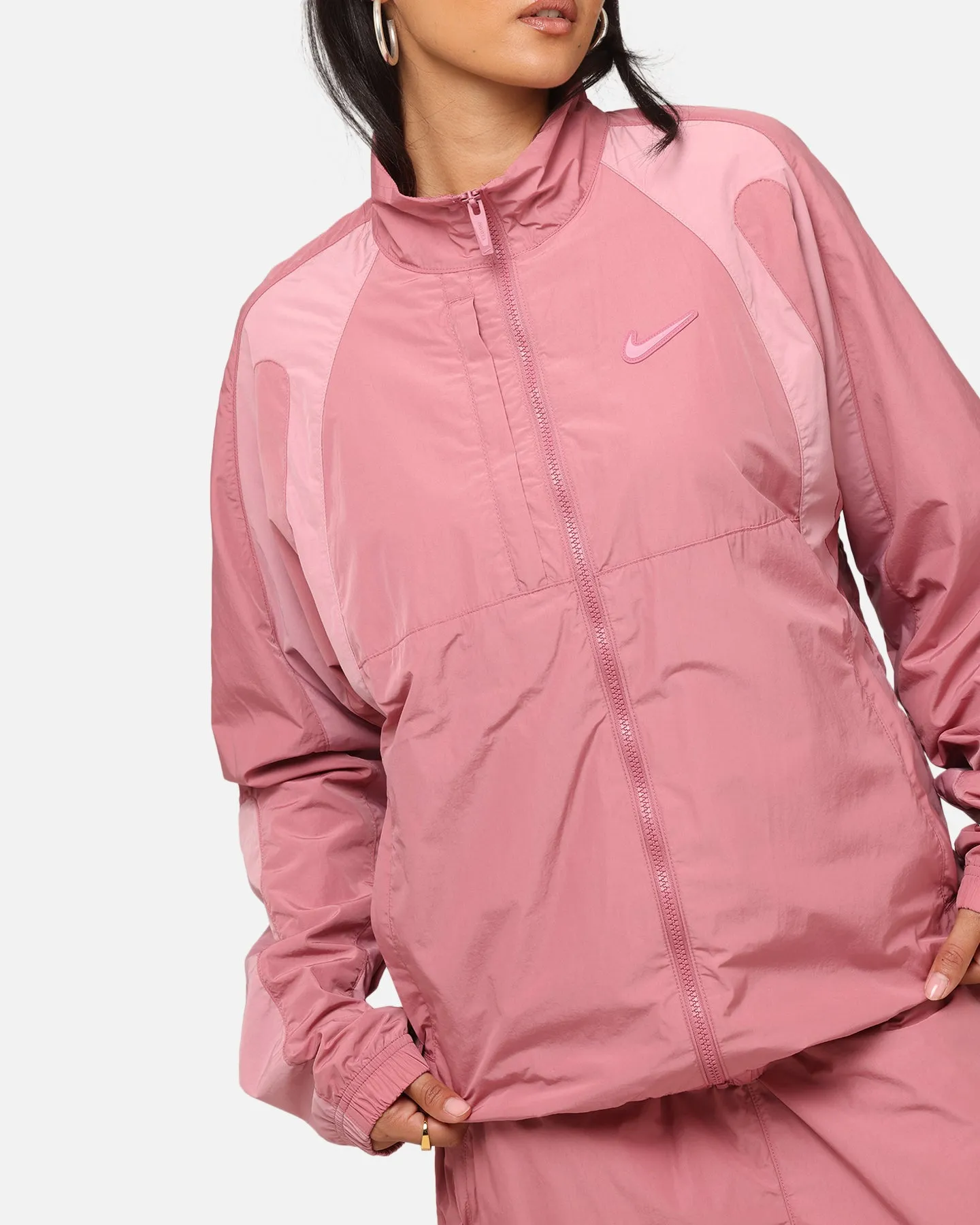 Nike Nocta Northstar Nylon Track Jacket Desert Berry