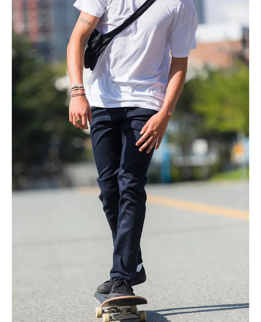 No Sweat Pant Slim Navy