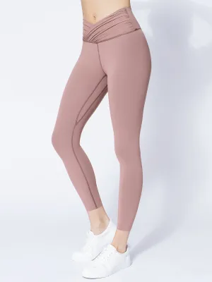 NUDE WRAP ANKLE CROPS