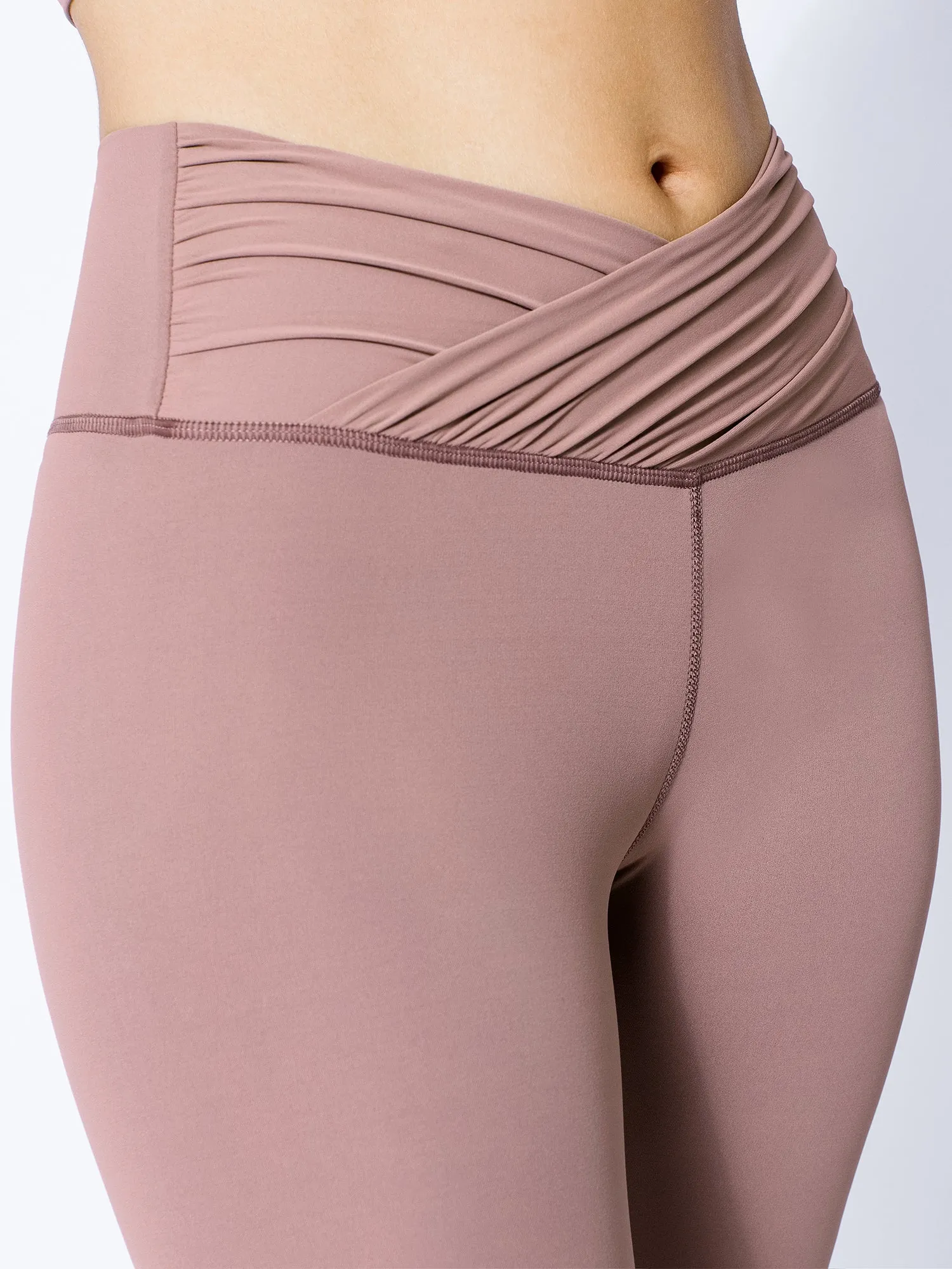 NUDE WRAP ANKLE CROPS