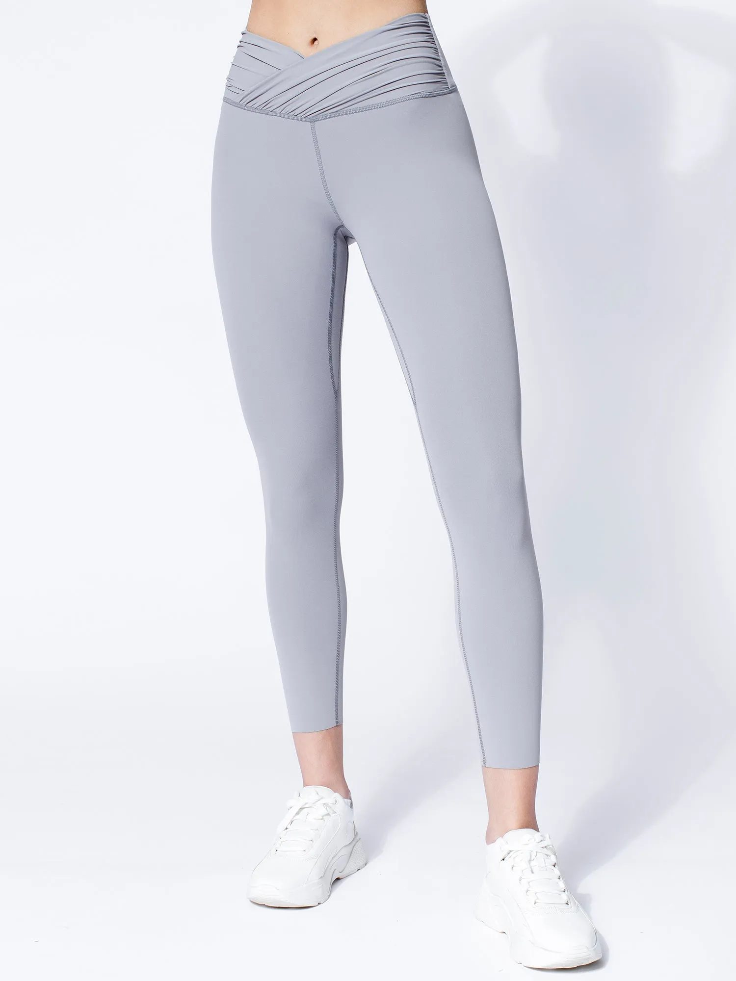 NUDE WRAP ANKLE CROPS