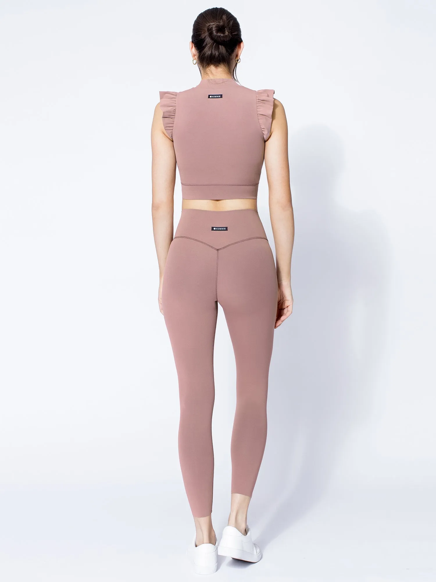 NUDE WRAP ANKLE CROPS