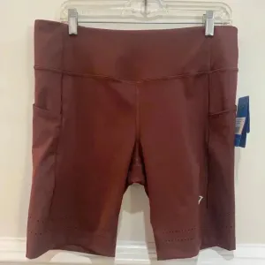 NWT Brooks Method 8&quot; Short Tight Women's Running Brown Shorts Size XL
