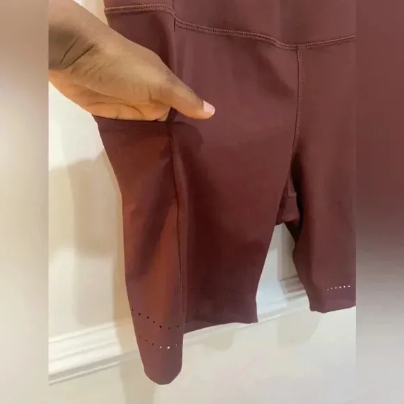 NWT Brooks Method 8&quot; Short Tight Women's Running Brown Shorts Size XL