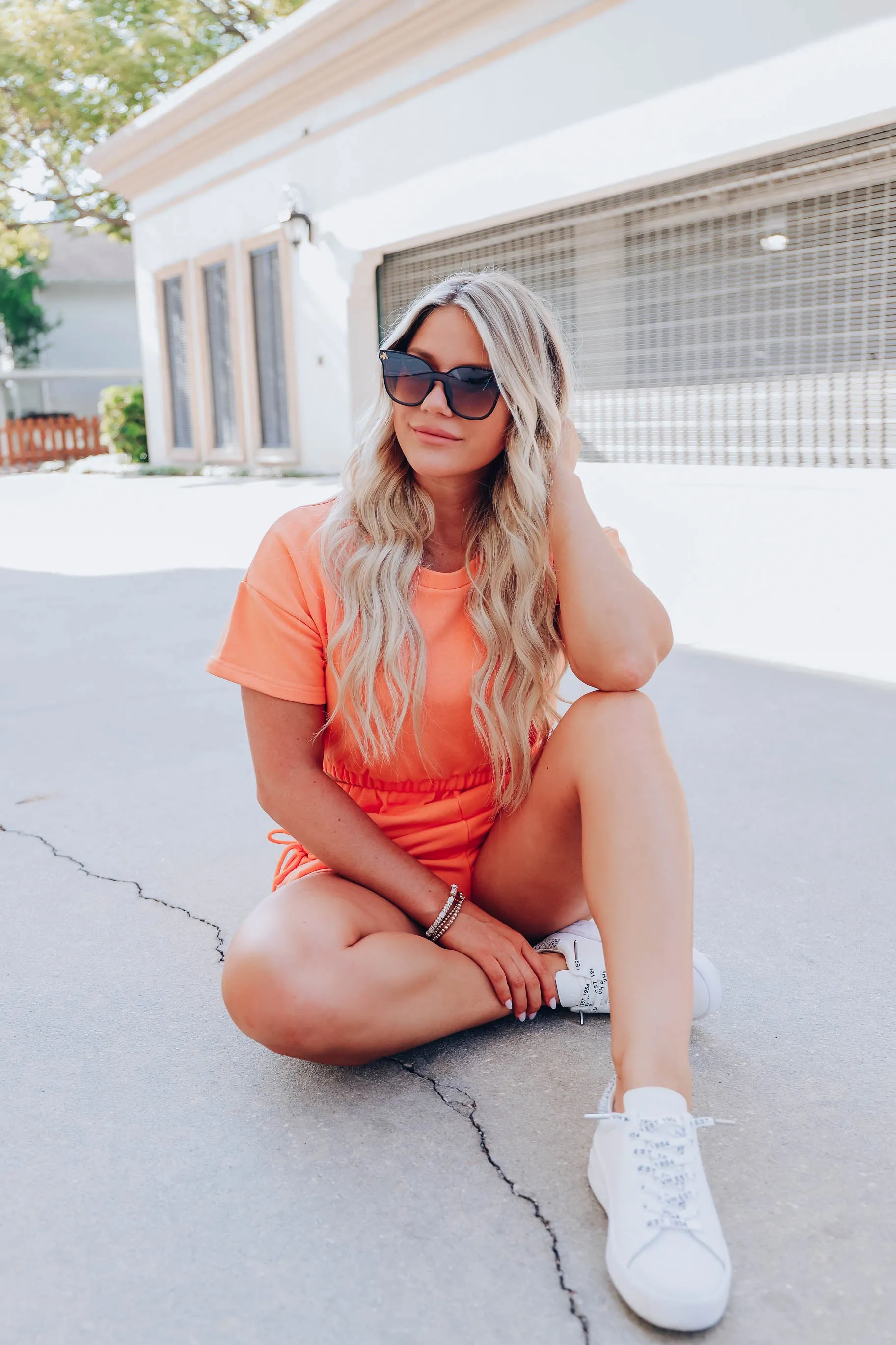 Orange Crush Crop/Short Set