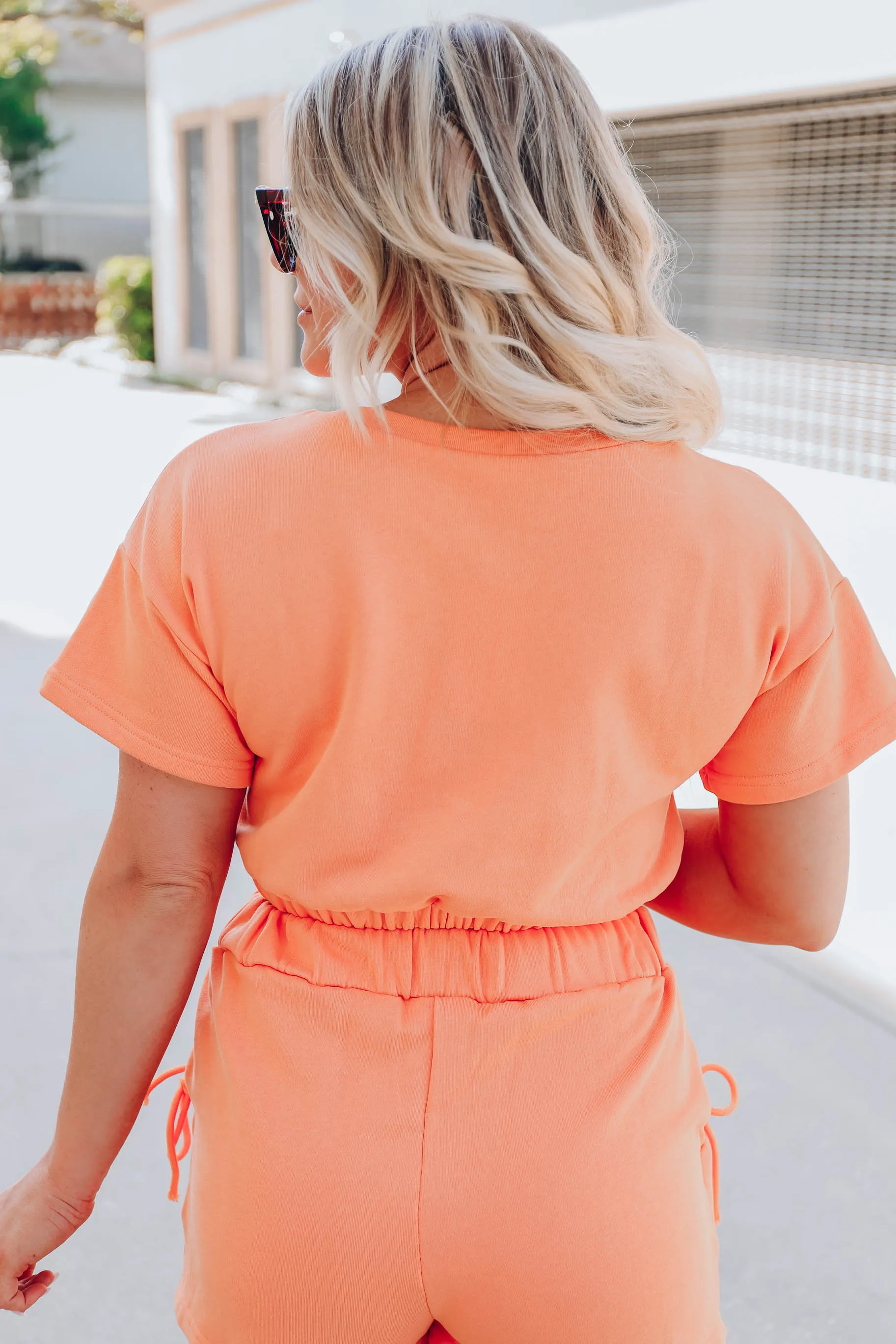 Orange Crush Crop/Short Set