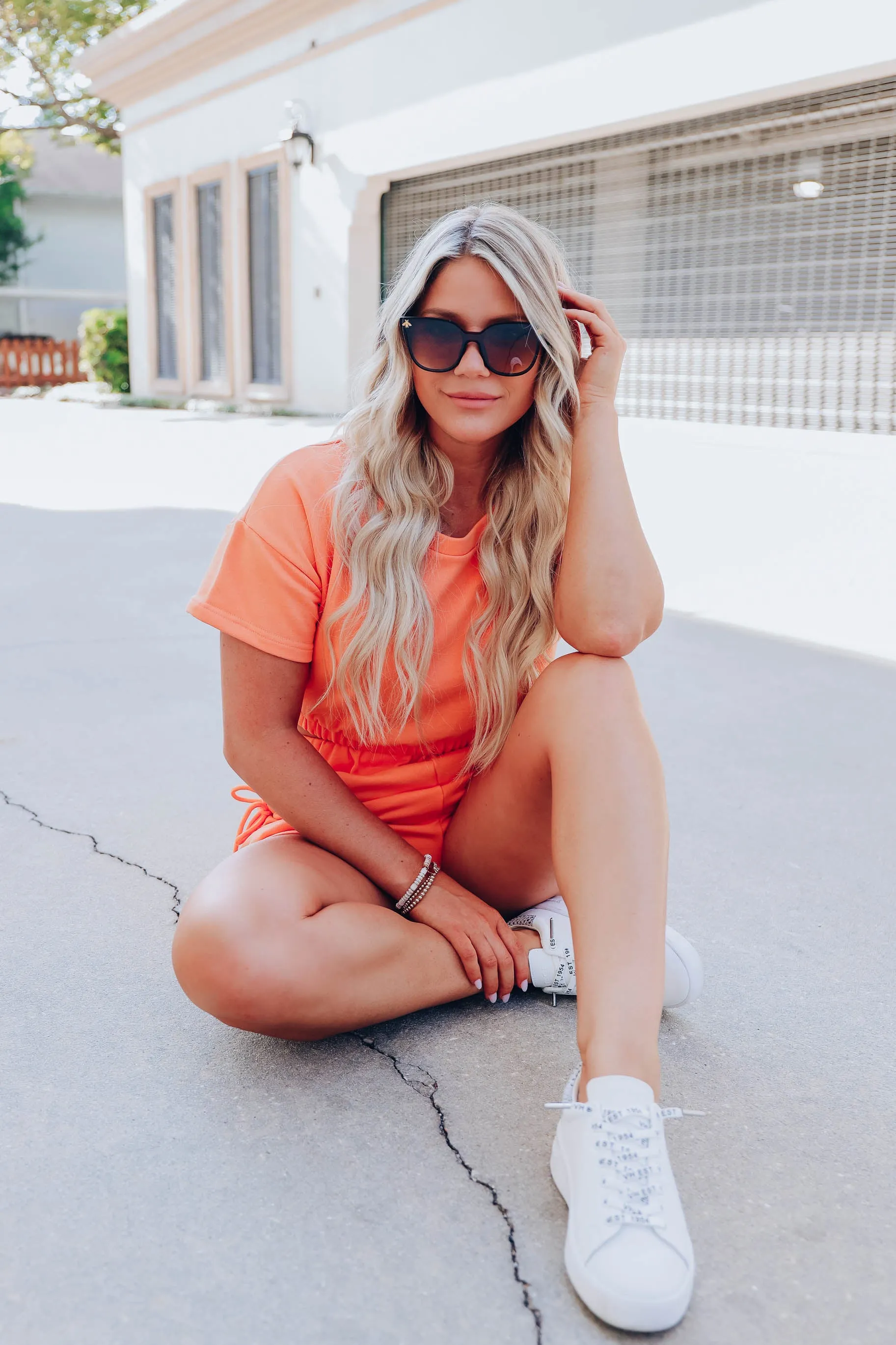 Orange Crush Crop/Short Set