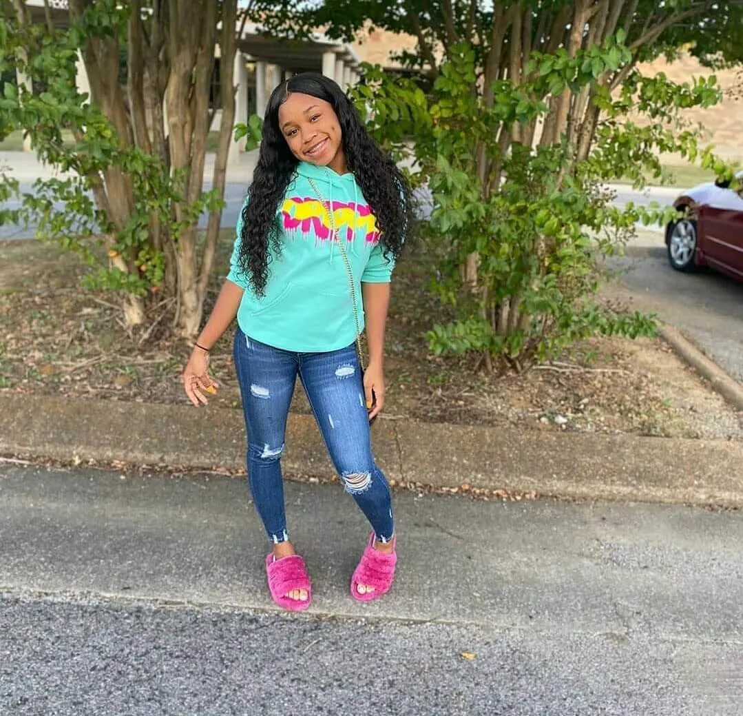 Pink Lemonade Drippin | Mint Hoodie